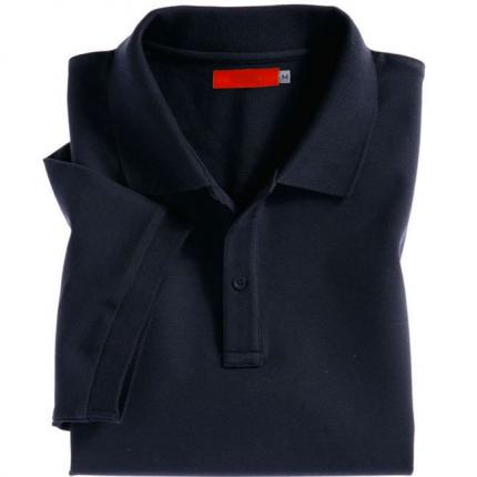 男士寶藍色商務polo衫