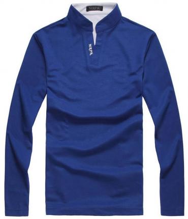 男裝時(shí)尚長(zhǎng)袖V領(lǐng)T恤生產(chǎn)