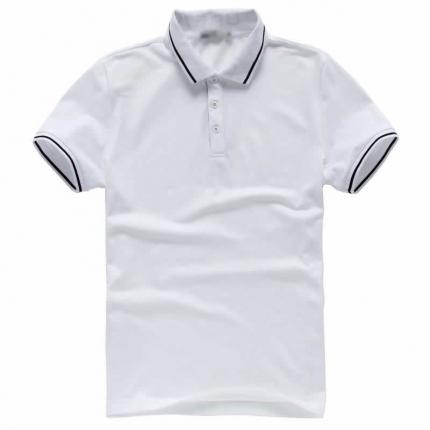 男士翻領(lǐng)短袖純棉T恤衫 時(shí)尚款式加工制作