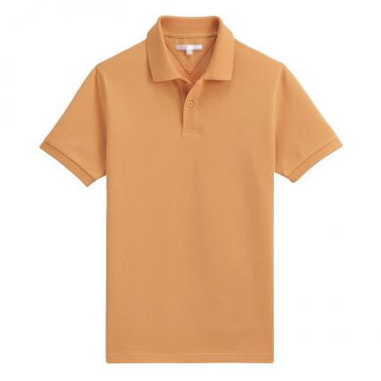 【定制】橙黃色商務(wù)POLO衫男士T恤衫定做-保羅服飾