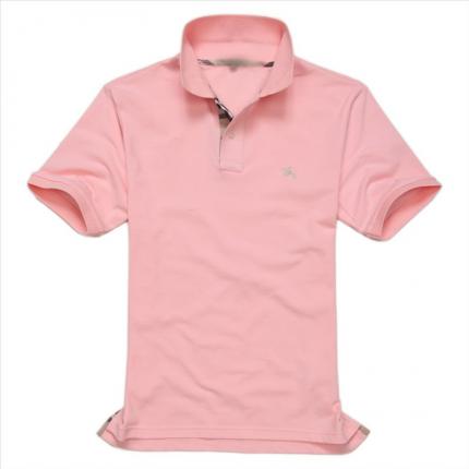 【定制】粉色男女款POLO衫制作加工 免費寄樣