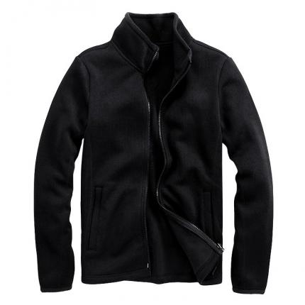 黑色經(jīng)典開(kāi)衫衛(wèi)衣