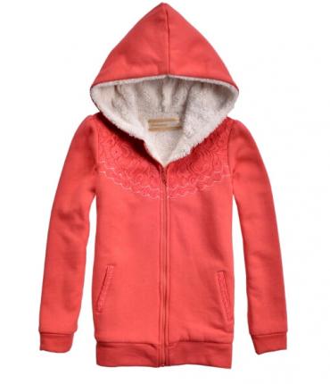 時尚加厚毛開衫女士衛(wèi)衣